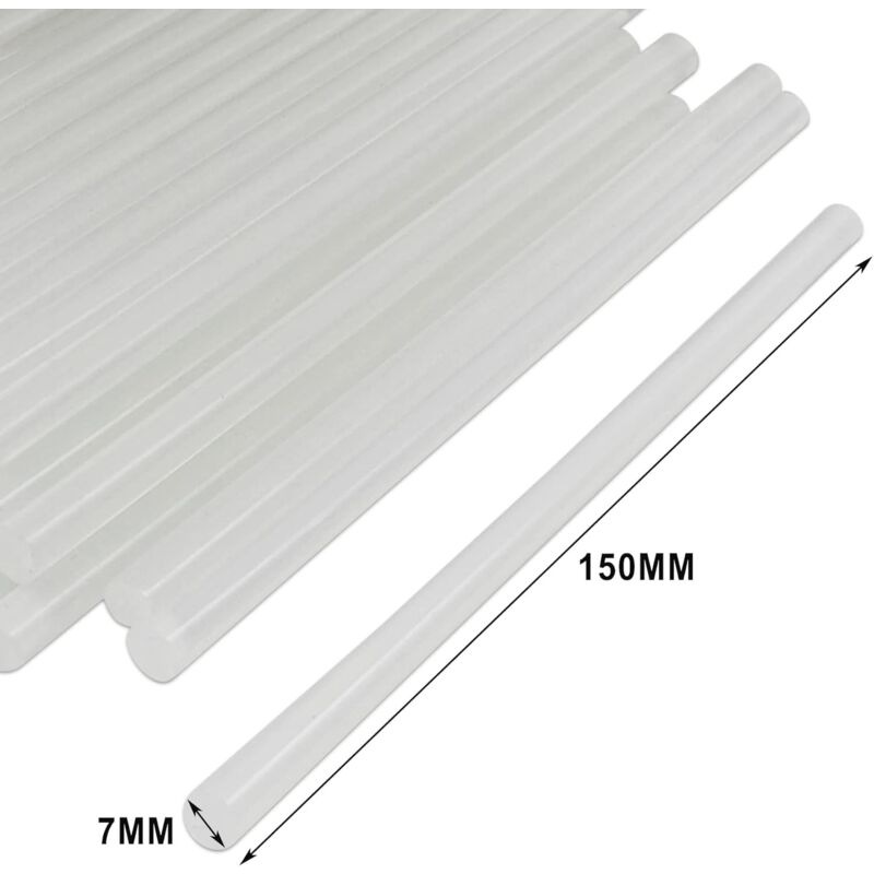 Hot Glue Sticks 7X150Mm Clear Adhesive For 7Mm Hot Glue Gun - Pack Of 36