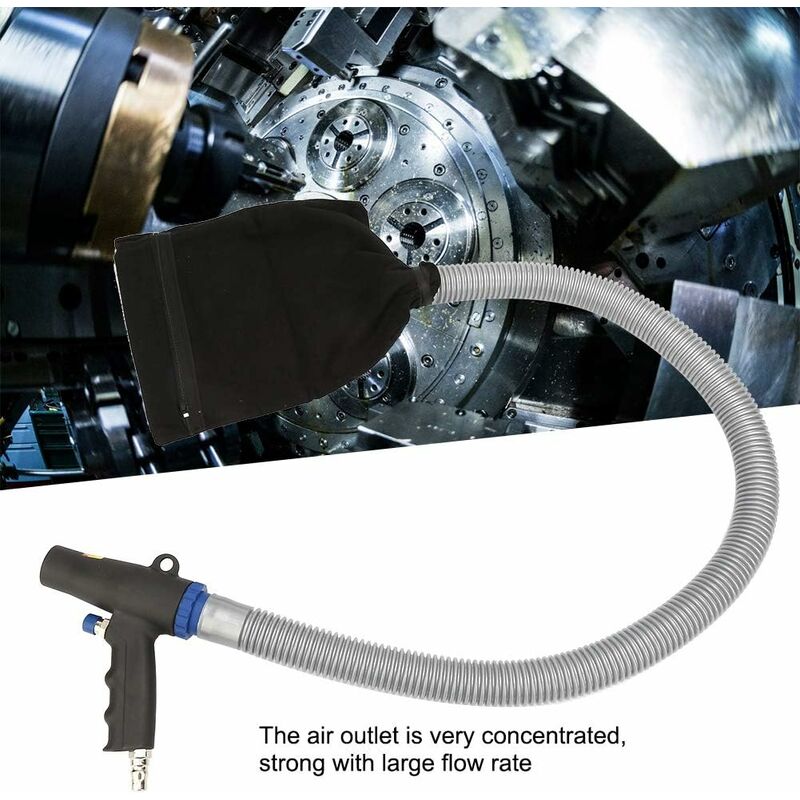 Air Blower Vacuum Gun Pneumatic Vacuum Kit - Dual Function Blower Vacuum Gun, Air Suction Blower Vacuum Gun, Including