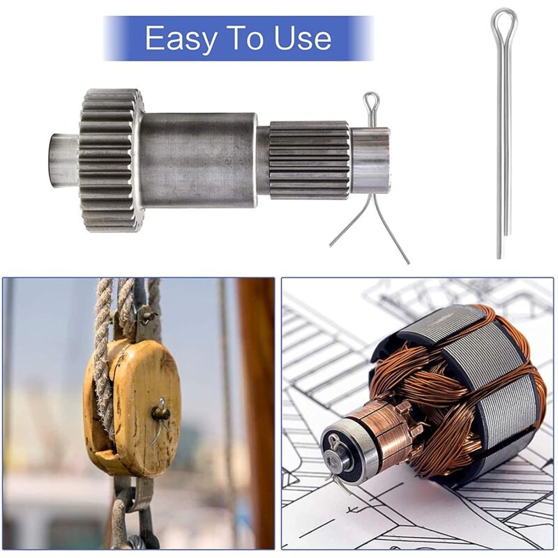 230 pcs Stainless Steel Cotter Pins M1 M2.5 M3 M4 M5 Retaining Pin Assortment Kit With Storage Box