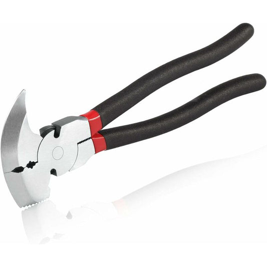 10.5" Fence Pliers - Solid Joint Pliers - Fence Pliers - Heavy Duty Fence Pliers - Multi-Tool For Fencing - Pliers With