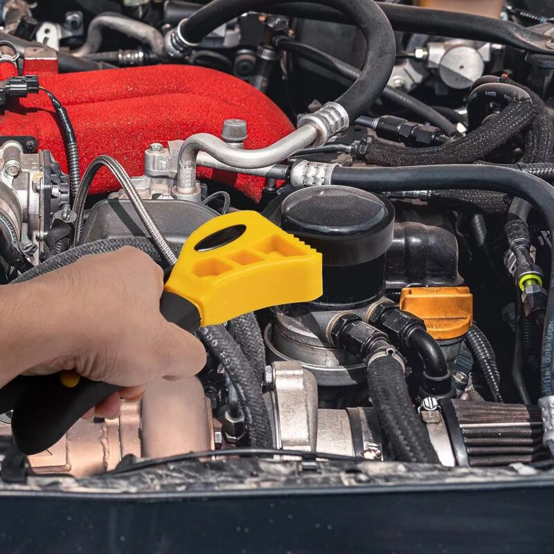 Rubber Strap Wrench Set, Upgrade 2 Pieces Adjustable Oil Filter Wrench Reinforced Belt Jar Opener For Weak Hands Pipe