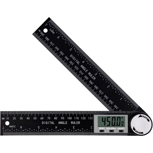 Digital Angle Finder, Digital Inclinometer Protractor Angle Measuring Tool Angle Ruler With Lcd Display For Woodworking