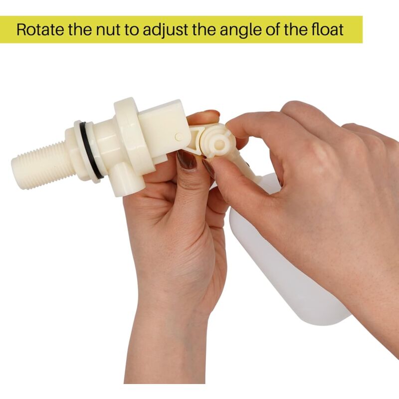 pcs 1/2 Inch Float Ball Valve For Waterer 1.27Cm Automatic Shut Off Fill Ball Valve For Cattle Waterer Tank Float