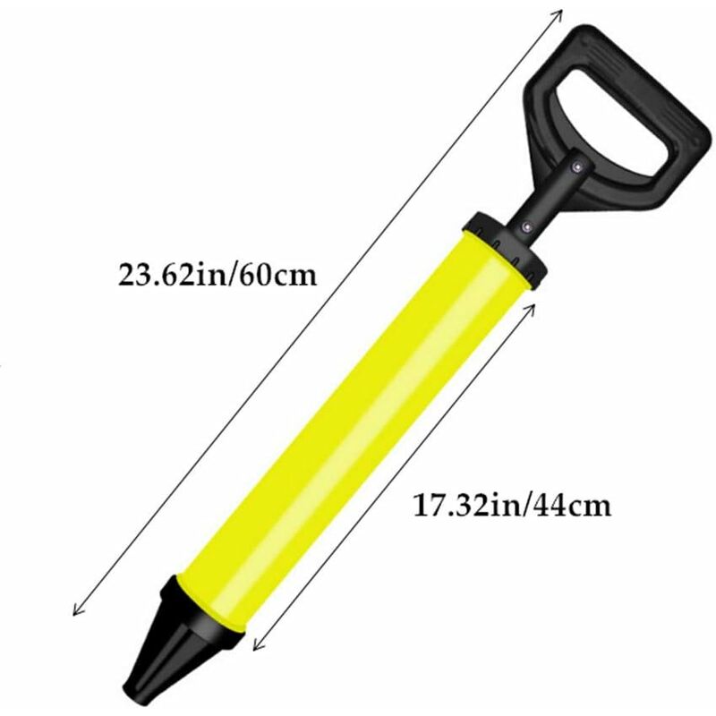 Cement Caulking Gun,Mortar Gun Set,Caulking Gun Mortar Sprayer Lime Applicator Gun With 4 Nozzles