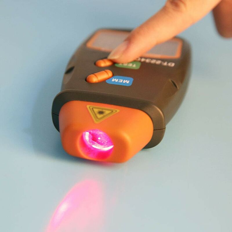 Digital Tachometer, Dt-2234C+ Non-Contact Lcd Photo Tachometer Mini Rpm Tester Meter, Tach Range 2.5Rpm-99.999Rpm