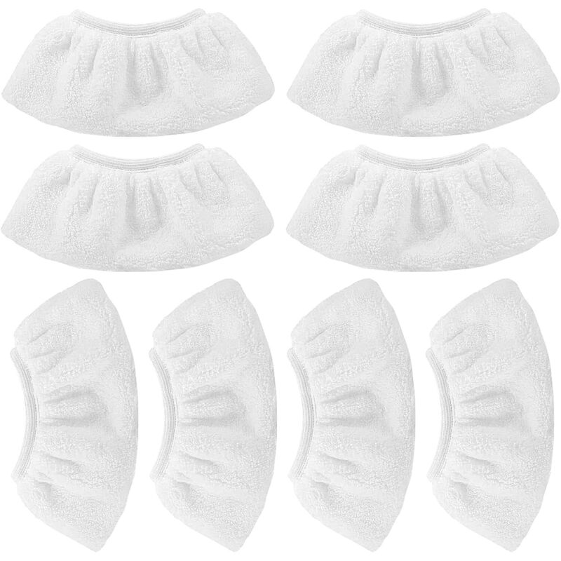 8 pcs Microfiber Cloths For Kärcher, Hand Nozzle Cloths Accessory For Steam Cleaners Sc 1, 2, 3, 4, 5
