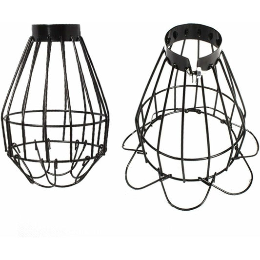 Reptile Heat Lamp Cover, Reptile Heat Lamp Shade - Wire Reptile Heater Guard, Anti-Scald Lamp Mesh Cover For Terrarium