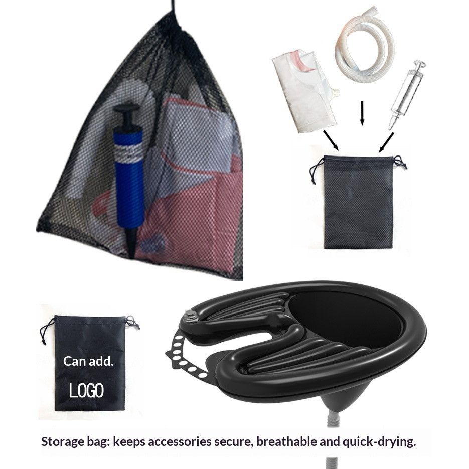 BlackHairWashingBasin+LargeShowerCap+DrainBasket