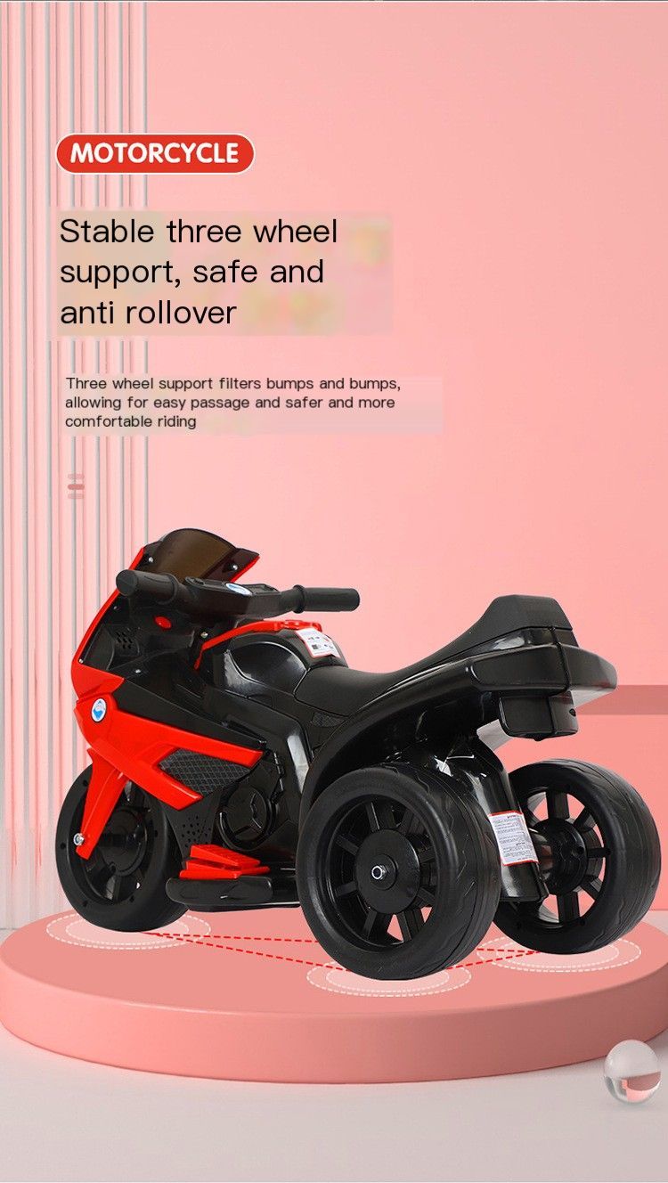 ChinaRedElectricMotorcycle
