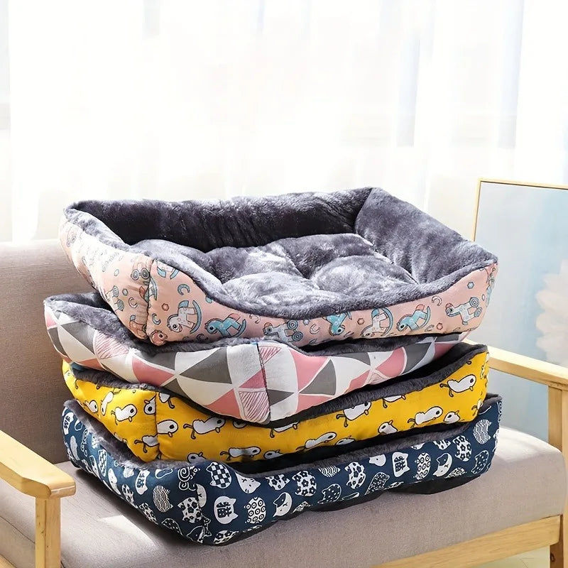 XXL Blue Pet Dog Bed Sofa Mat for Cats and Dogs