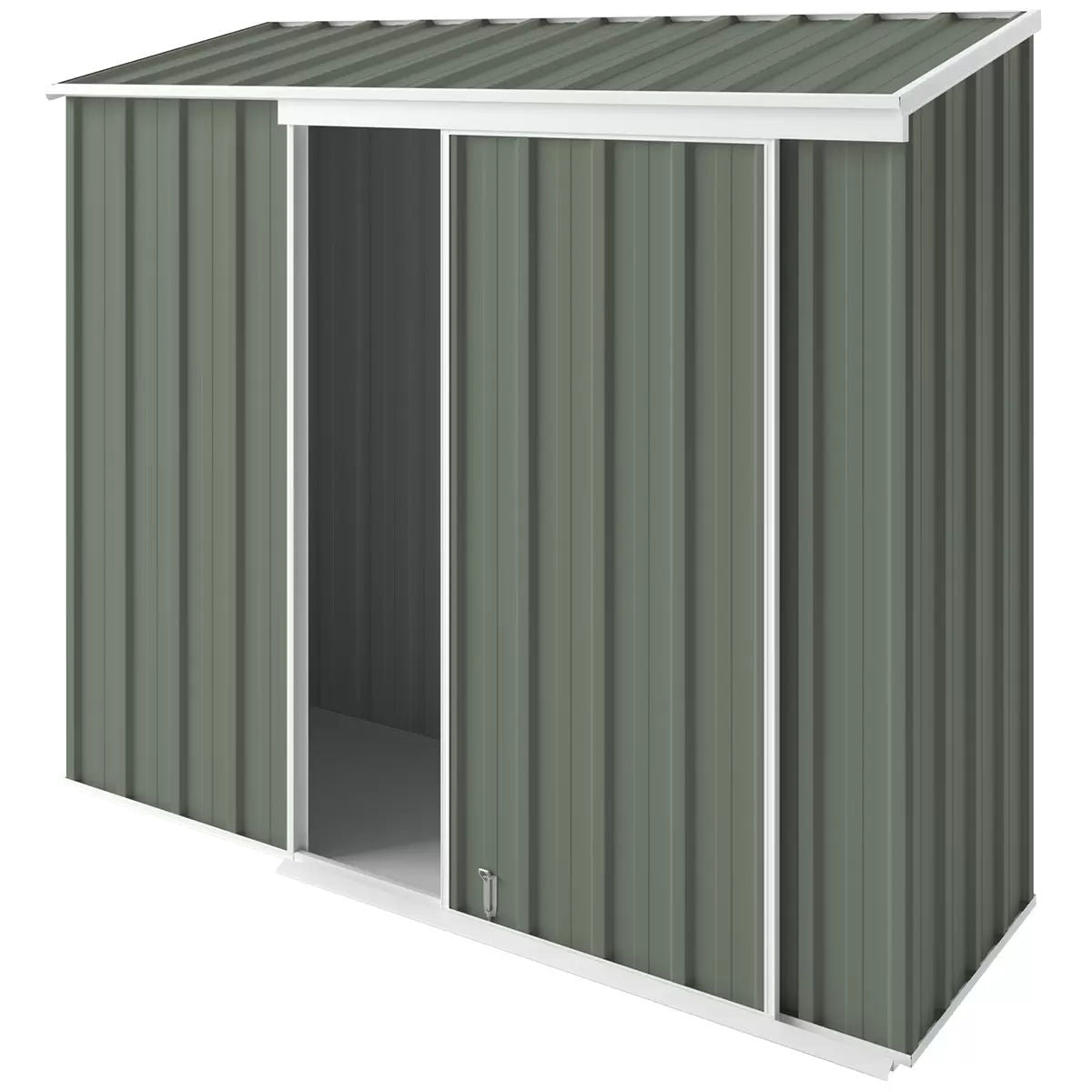 Narrow slider 2.25 x 0.78m mist green