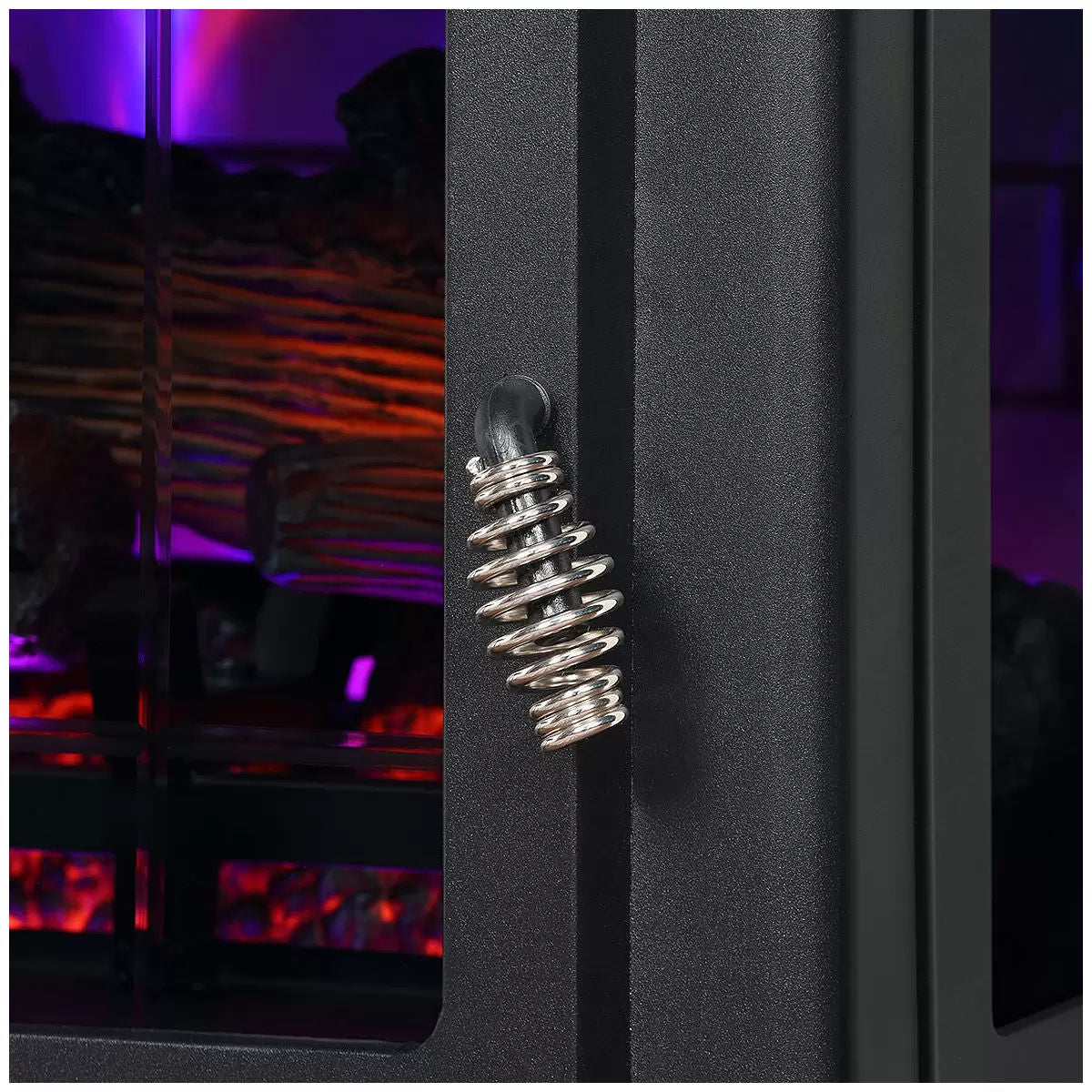 Infrared electric fireplace stove heater