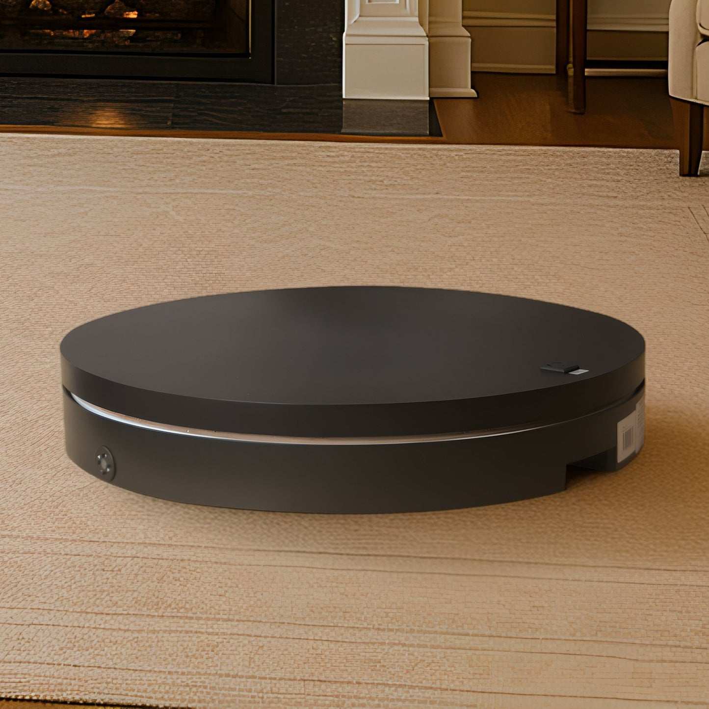 Christabelle 80cm 200kg Commercial Electric Display Turntable Power Outlet Black