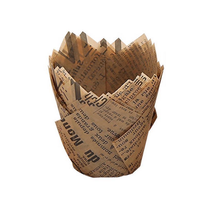1000PCS Grease-proof Cupcake Liners Muffin Cup Cup Cake Paper Cup Large - Cowhide