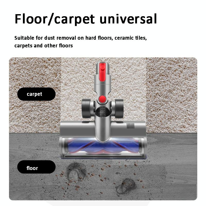 V-shaped Anti-tangle Floor Brush for Vacuum Cleaners - For Dyson V7 V8 V10 V11