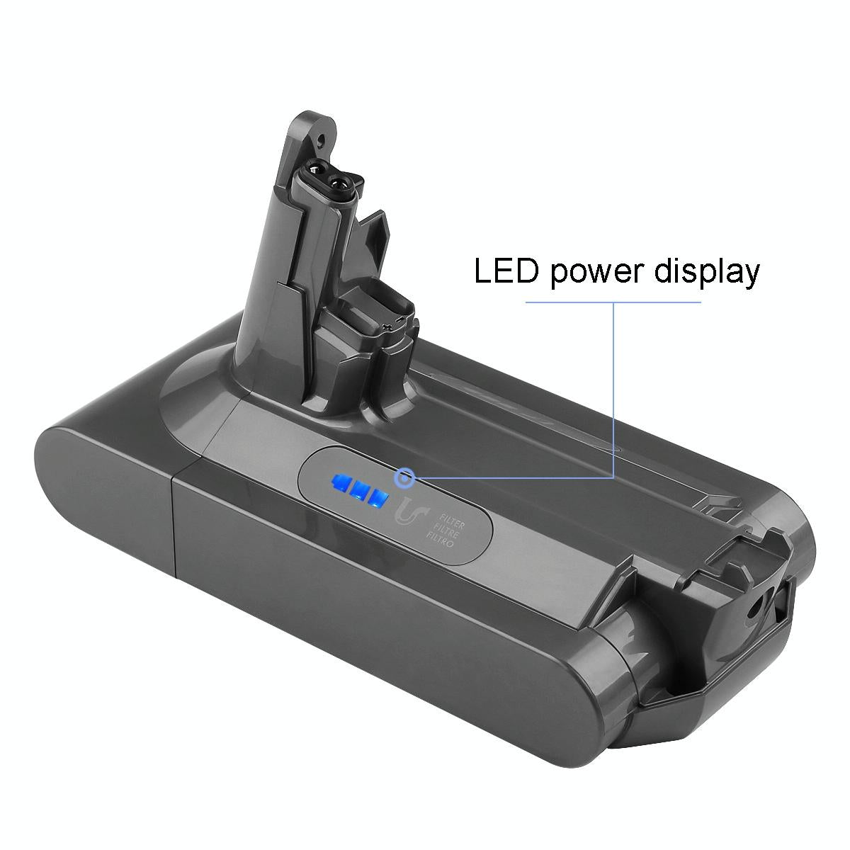 Replacement Battery for Dyson V10 Handheld Vacuum Accessories - 2600Mah