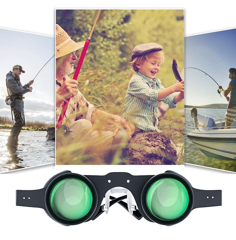 10x Hd Adjustable Focus Fishing Binoculars with Polarized Lens
