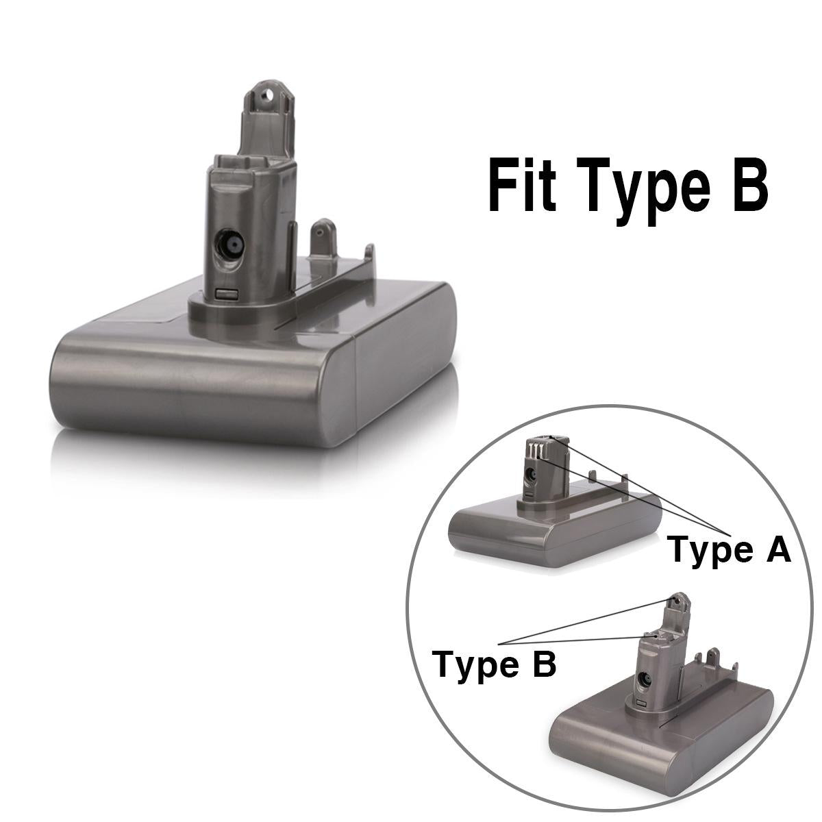 22.2v Spare Battery for Dyson Vacuum Cleaners - 3.0Ah