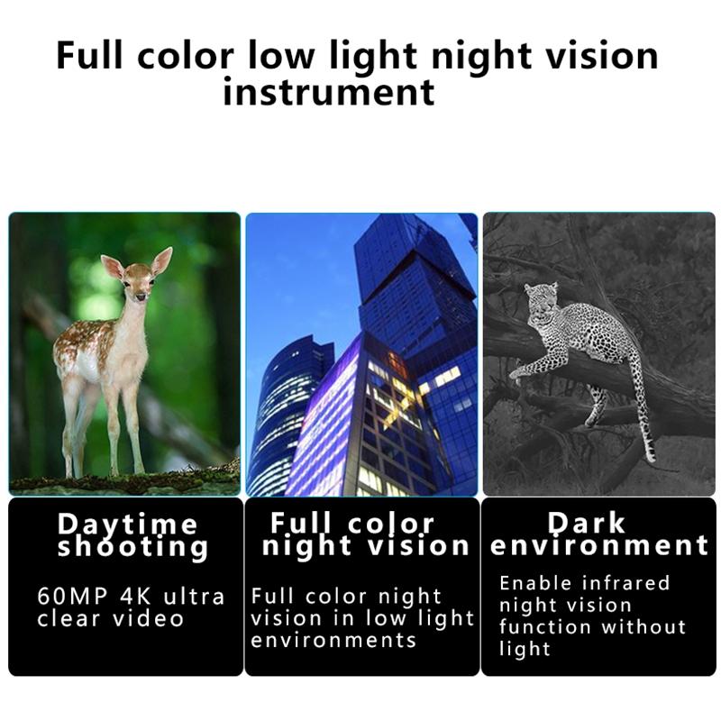 Full Colour 4k Hd Binocular Night Vision for Outdoor Hunting