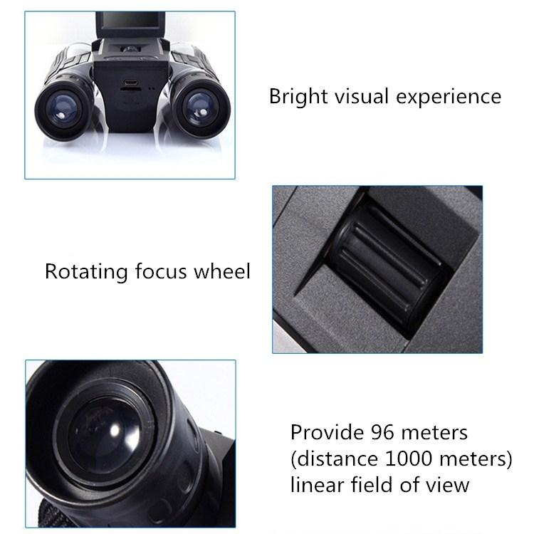 Outdoor Digital Binocular Camera Telescope - 12x32 Hd Multifunctional