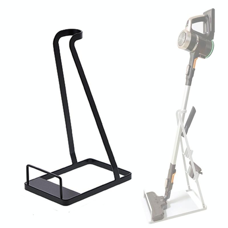 Non-punch Storage Bracket for Dyson Vacuum - Universal Floor Mount Black