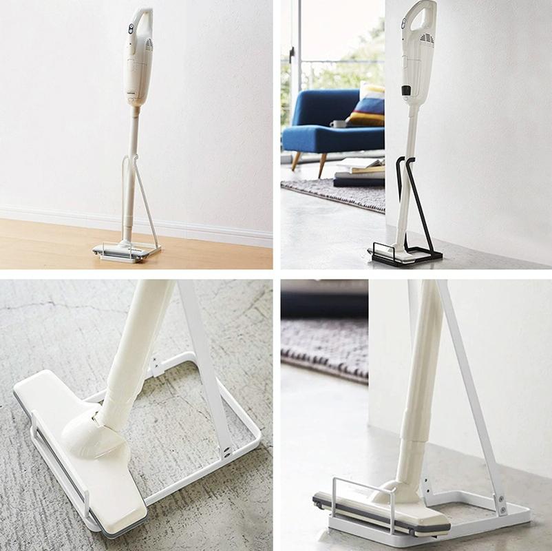 Non-punch Storage Bracket for Dyson Vacuum - Universal Floor Mount Black