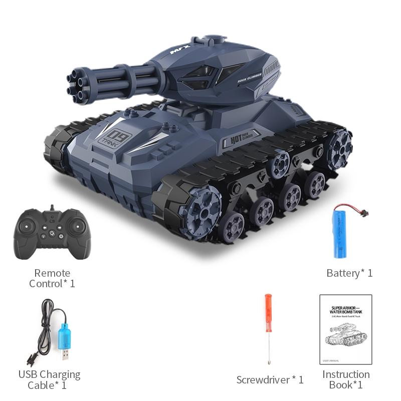 Drift Rc Car - Single Control Track Spray Bomb - Blue