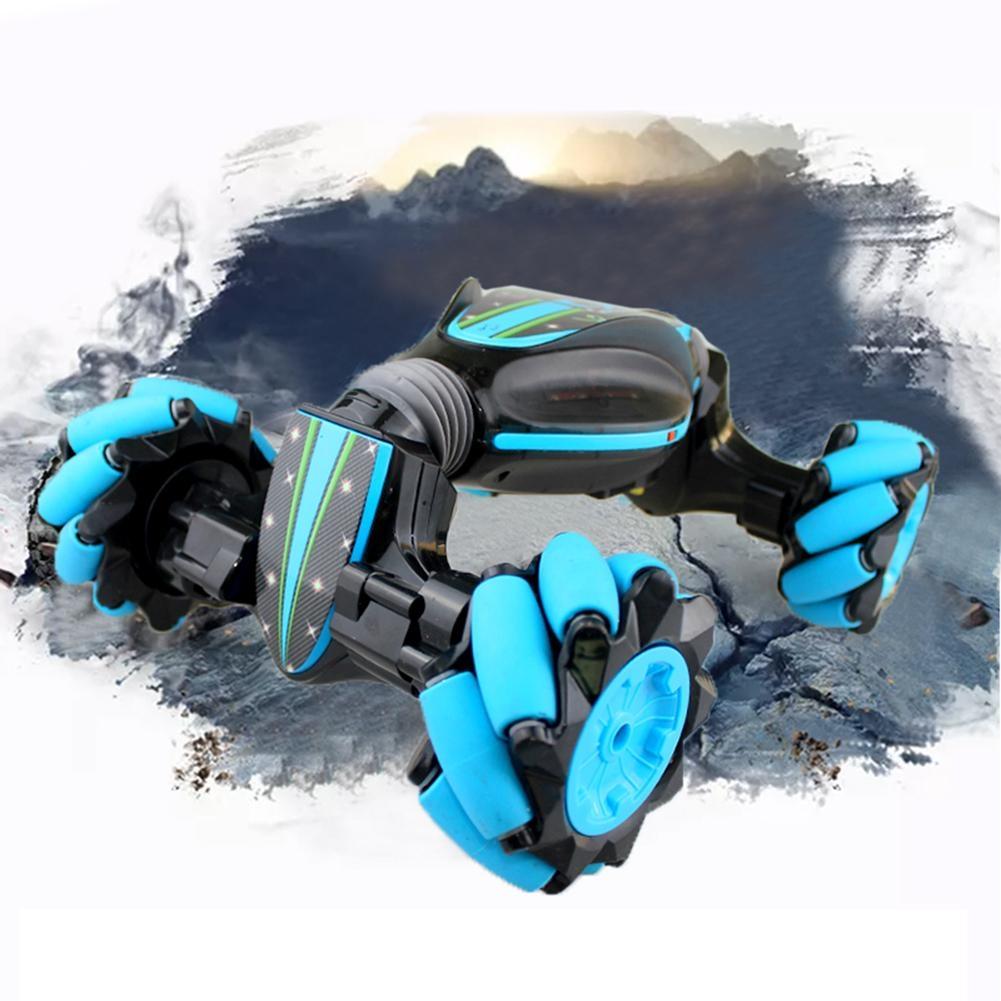 Gesture Control Twisting Car with Music and Deformation - Blue