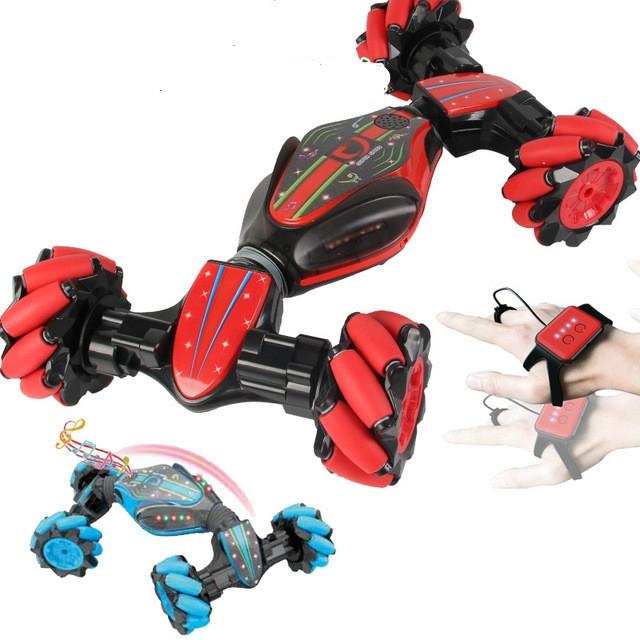 Gesture Control Twisting Car with Music and Deformation - Blue