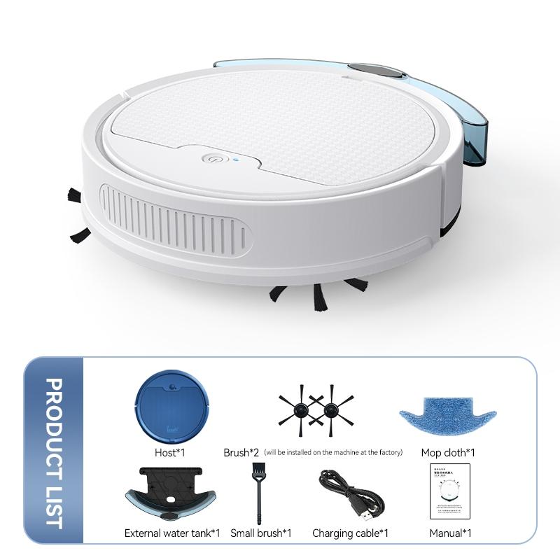 Intelligent Household Sweeping Robot with Path Charging - Max - Black