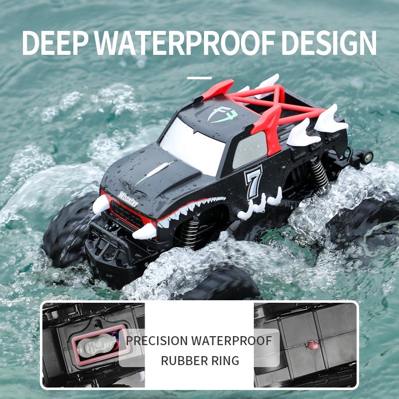 Amphibious Rc Car - Type a Ab Model - Red