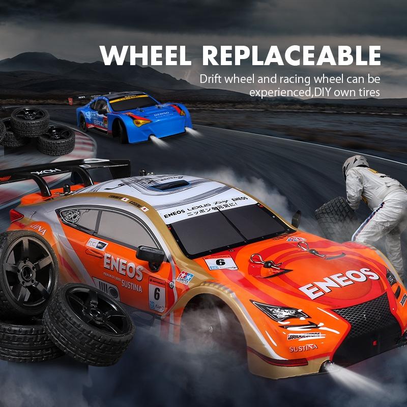 1 16 4wd Drift Rc Toy Car - 2.4g - Compact Design - Orange