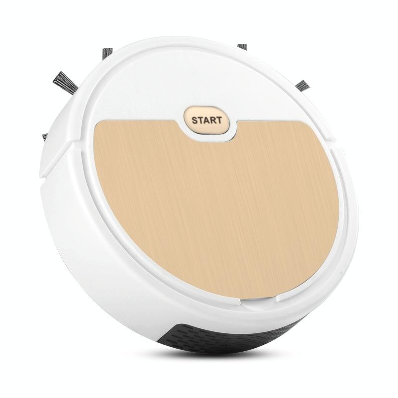 3-in-1 Intelligent Usb Home Sweeping Machine - Fast Charging - White