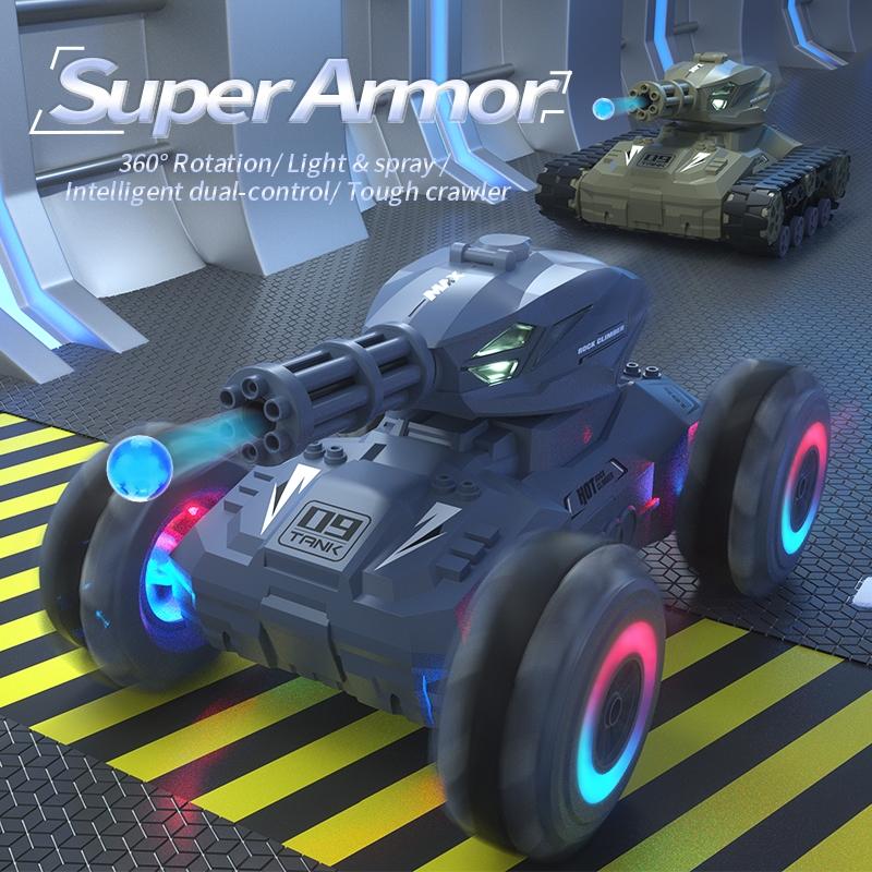 Drift Rc Car - Single Control Track Spray Bomb - Green