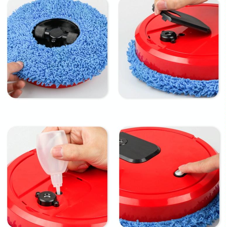Smart Mopping Robot with Humidifier & Aroma Diffuser - White