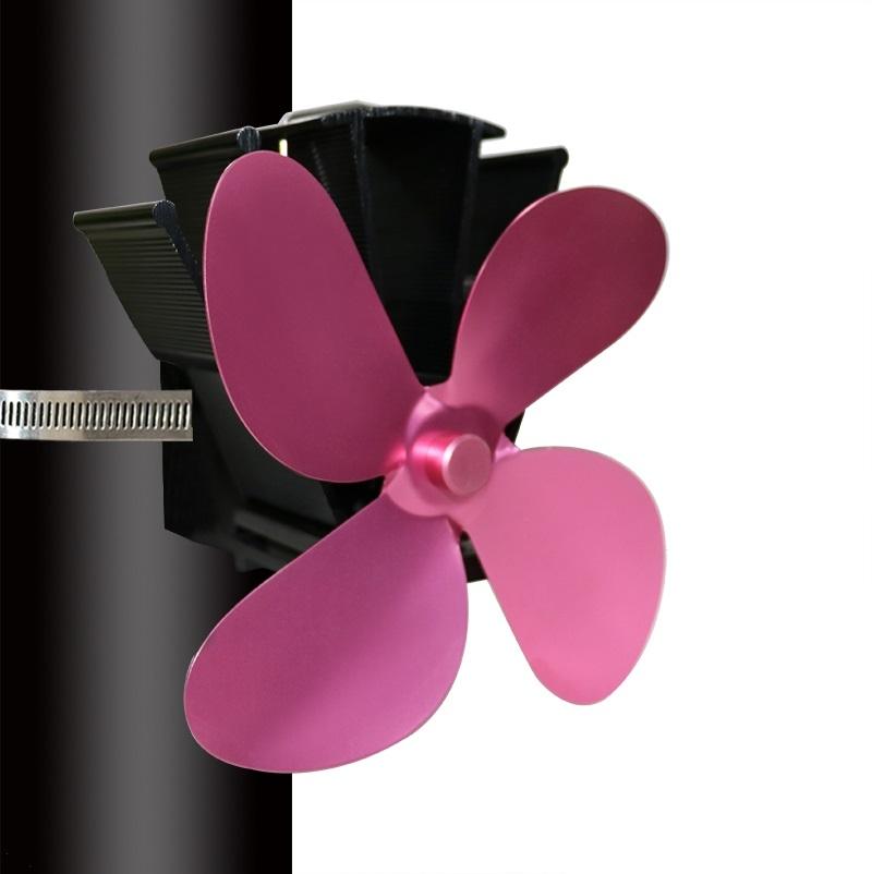 Thermodynamic Wall Mounted Fireplace Fan - no Magnets - Gold