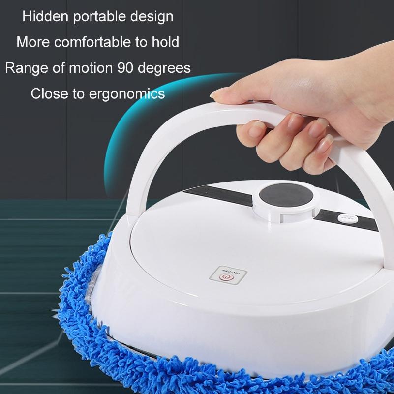 Smart All-in-one Robotic Sweeper and Mop - Black