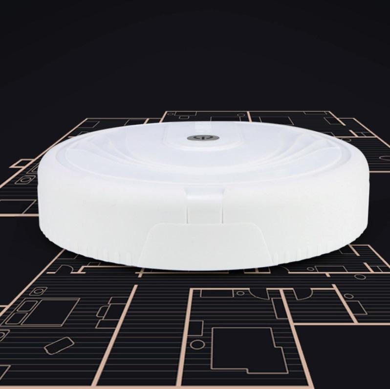 Efficient Household Hair Cleaner - Smart Sweeping Robot - White