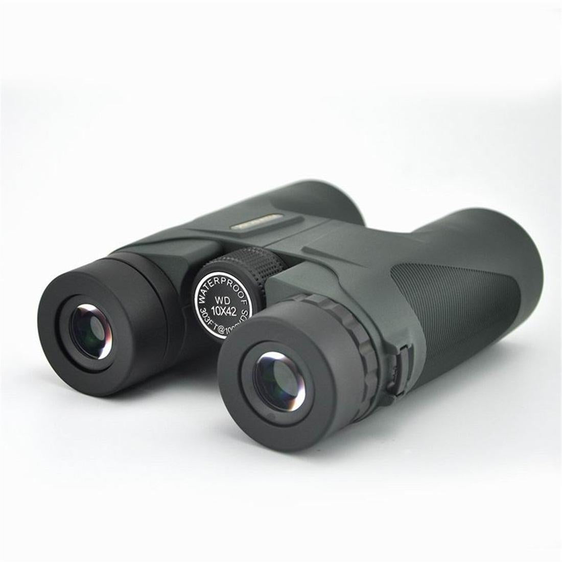 Waterproof 10x42 Binoculars for Outdoor Sports Birdwatching and Hunting - Green
