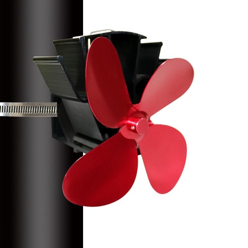 Thermodynamic Wall Mounted Fireplace Fan - no Magnets - Blue