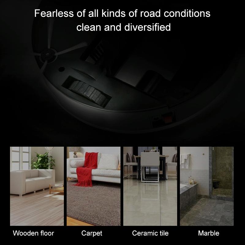 Smart Household Sweeping Robot - Grey