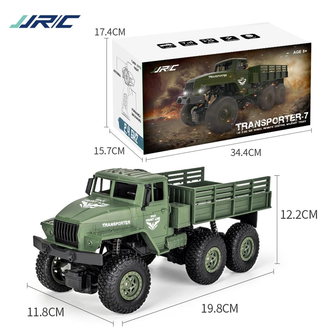 2.4ghz 4ch Remote Control Dongfeng 7 Six-wheeled Armor Truck Toy - Yellow