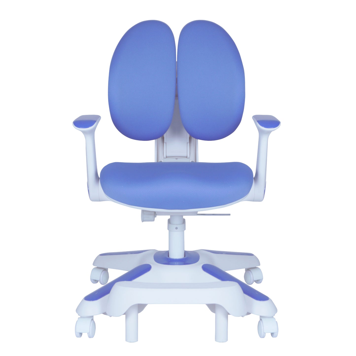 Ergonomic Children Kids Study Chair Set of 4 Height Adjustable - Blue