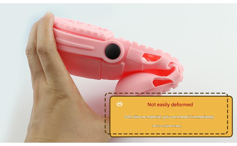 2 - pcs Blue Cute Clog-Shaped Pen Holder for Desk Organization