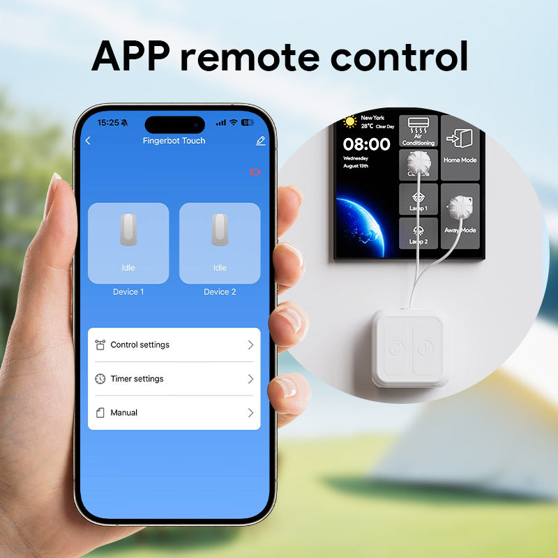 Screen Robot Controller Touchscreen Finger Robot - Dual-Control Bluetooth Smart Screen Clicker ...