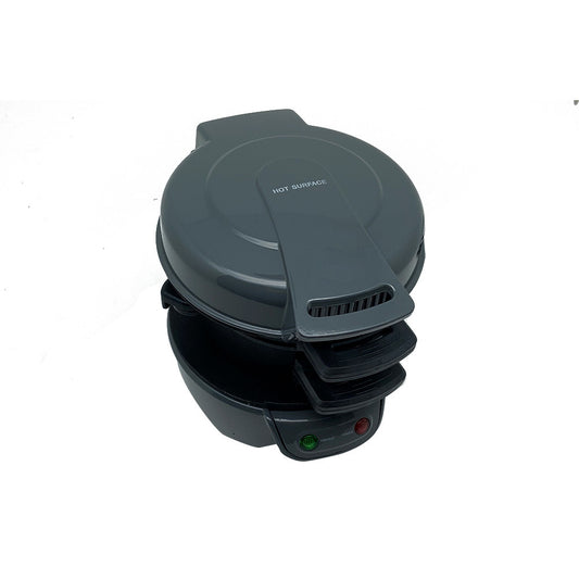 Quick & Easy Multi-Layer Sandwich & Burger Maker with Egg Cooker Plate(Silver gray)