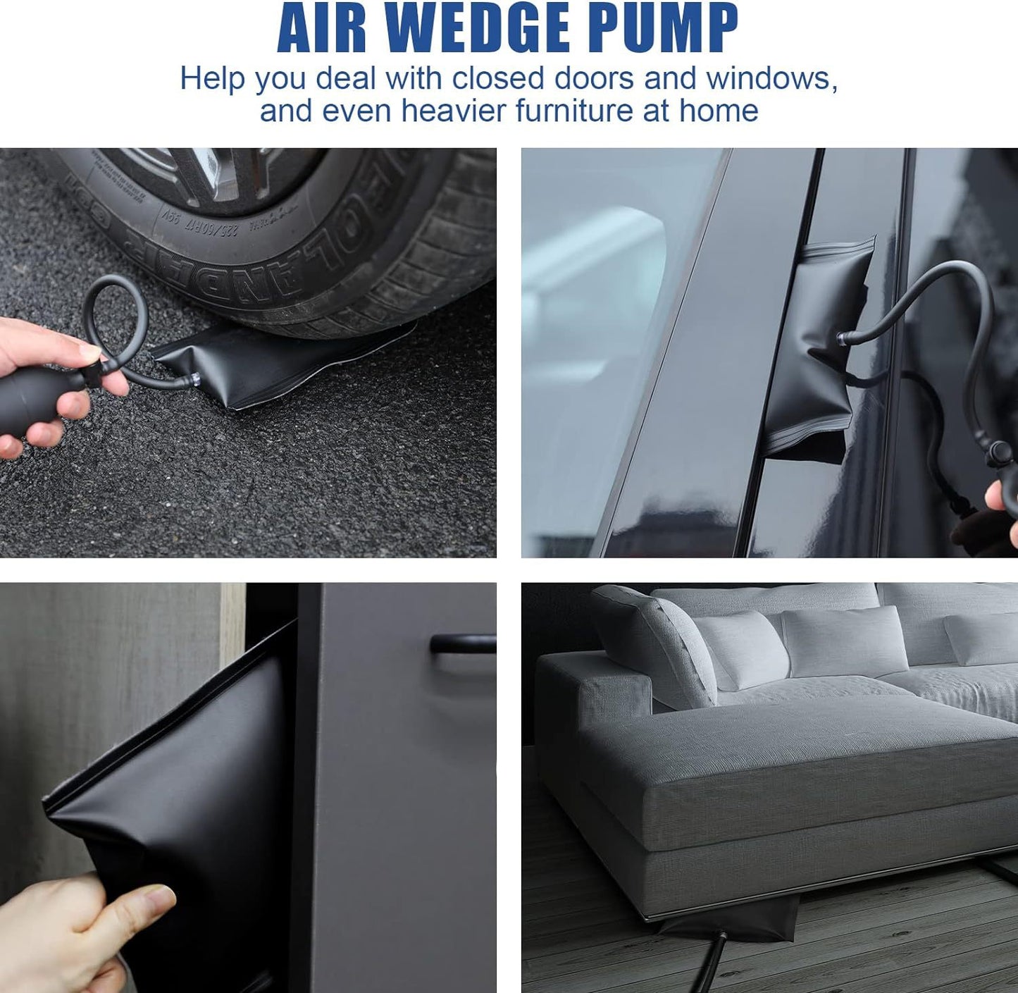 Comprehensive Car Dent Repair and Interior Removal Tool Set with High-Pressure Air Wedge Pumps for Professional Maintenance Efficient Repair Solution for Local Mechanics(L3)