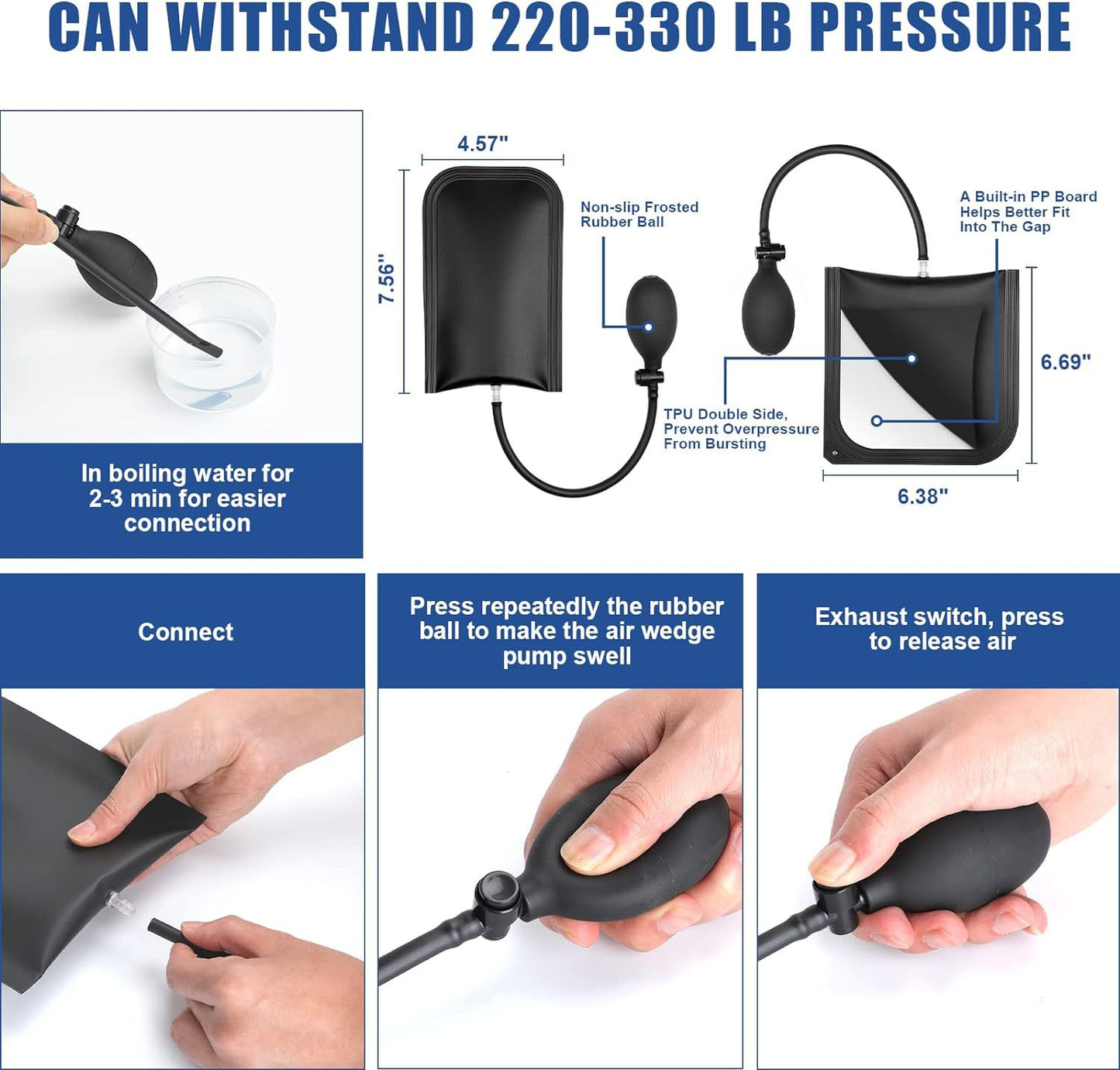 Comprehensive Car Dent Repair and Interior Removal Tool Set with High-Pressure Air Wedge Pumps for Professional Maintenance Efficient Repair Solution for Local Mechanics(L3)