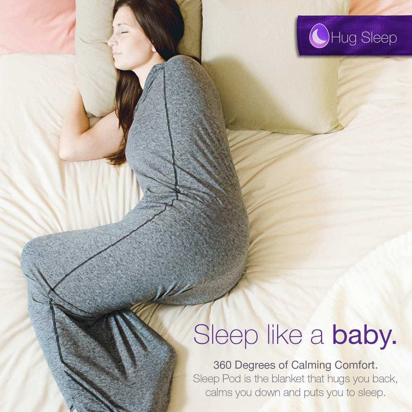 Soft Fleece Wearable Shark Sleeping Bag - Thickened Anti-Kick Warm Onesie and Mobile Sleep Cabin for Adults (L 185*50CM)
