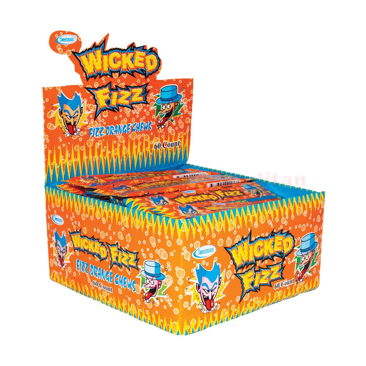 Sweet Wicked Fizz Orange 12g (72 Piece)